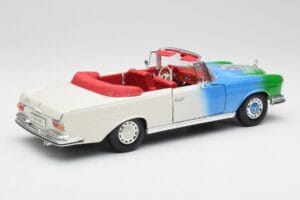 Mercedes 280SE W108 Tricolor Maisto 1:18 56014 Метал — снимка 3 от 8