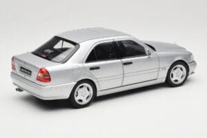 Mercedes C36 AMG W202 Silver Metallic Norev 1:18 183380 Метал — снимка 3 от 8