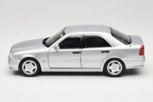 Mercedes C36 AMG W202 Silver Metallic Norev 1:18 183380 Метал — снимка 4 от 8