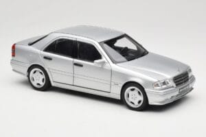 Mercedes C36 AMG W202 Silver Metallic Norev 1:18 183380 Метал — снимка 6 от 8