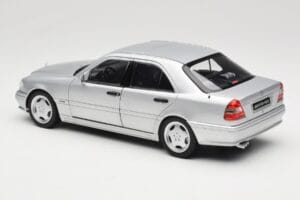 Mercedes C36 AMG W202 Silver Metallic Norev 1:18 183380 Метал — снимка 7 от 8