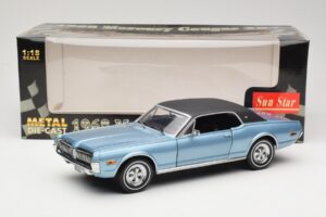 Mercury Cougar XR-7 Син Sun Star 1:18 1562 Метал — снимка 8 от 8