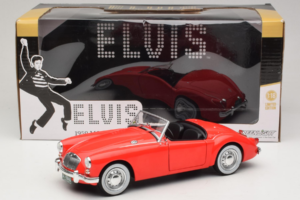 MG A 1600 Roadster Mk I Elvis Presley Blue Hawaii Movie GreenLight 1:18 13524 Метал — снимка 8 от 8
