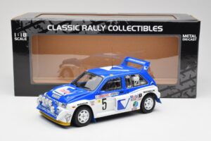 MG Metro 6R4 #5 T. Pond / R. Arthur Rally Monte Carlo 1986 Sun Star 1:18 5537 Метал — снимка 8 от 8