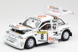 MG Metro 6R4 #8 P. Eklund / D. Whittock Rally Finland 1986 Sun Star 1:18 5536 Метал — снимка 2 от 8