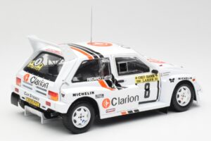 MG Metro 6R4 #8 P. Eklund / D. Whittock Rally Finland 1986 Sun Star 1:18 5536 Метал — снимка 3 от 8