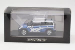Mini Clubman R55 Cooper S Blue Metallic Onitsuka Tiger Minichamps 1:43 403138676 Метал — снимка 4 от 4