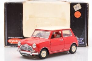 Mini Cooper 1275 S Червен Kyosho 1:18 8840 Метал — снимка 8 от 8