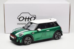 MINI Cooper F56 JCW British Racing Зелен Otto 1:18 OT1098 Смола — снимка 6 от 6