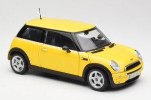 Mini Cooper One R50 Аеродинамичен Пакет Жълт Kyosho 1:18 80430148553 Метал — снимка 6 от 8