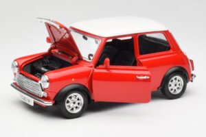 Mini Cooper Червен Bburago 1:18 3379 Метал — снимка 2 от 8