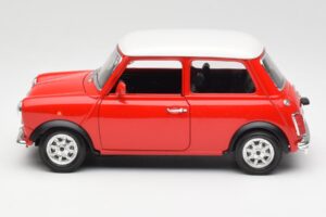 Mini Cooper Червен Bburago 1:18 3379 Метал — снимка 4 от 8