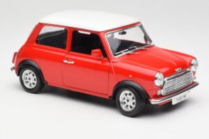 Mini Cooper Червен Bburago 1:18 3379 Метал — снимка 6 от 8