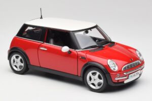 Mini Cooper R50 Червен Maisto 1:18 31619 Метал — снимка 6 от 8