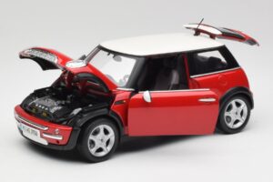 Mini Cooper R50 Червен Maisto 1:18 31619 Метал — снимка 8 от 8