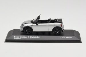 Mini Cooper S R57 Кабриолет Сребрист Minichamps 1:43 431138830 Метал