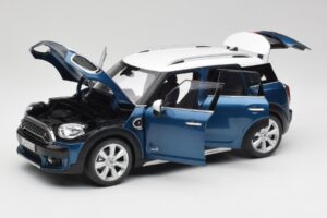 Mini Countryman F60 Island Син & Бял Kyosho 1:18 80432447940 Метал — снимка 2 от 8