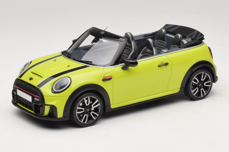 Mini JCW Cabrio F57 Zesty Yellow C5H Otto 1:18 OT1303 Смола