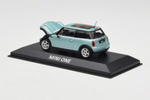 Mini One R50 Светло Зелено Со Светло Зелен Покрив Minichamps 1:43 MINI003 Метал — снимка 3 от 4