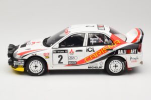 Mitsubishi Carisma GT Group N2 R. Burns / R. Reid RAC Rally 1997 Бял Otto 1:18 OT1192 Смола — снимка 3 от 6