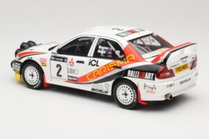 Mitsubishi Carisma GT Group N2 R. Burns / R. Reid RAC Rally 1997 Бял Otto 1:18 OT1192 Смола — снимка 5 от 6