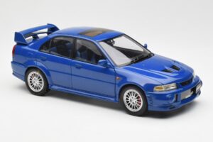 Mitsubishi Lancer EVO VI Син RHD AUTOart 1:18 77151 Метал — снимка 6 от 8