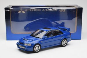 Mitsubishi Lancer EVO VI Син RHD AUTOart 1:18 77151 Метал — снимка 8 от 8