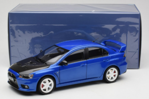 Mitsubishi Lancer Evolution X Син OEM 1:18 MLE01 Метал — снимка 8 от 8