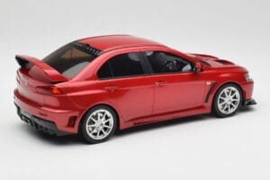 Mitsubishi Lancer Evo X FQ 400 Червен Otto 1:18 OT1084 Смола — снимка 2 от 6