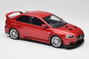 Mitsubishi Lancer Evo X FQ 400 Червен Otto 1:18 OT1084 Смола — снимка 3 от 6