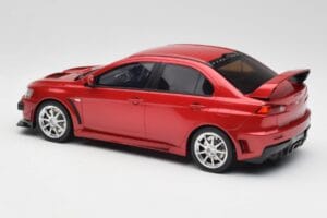 Mitsubishi Lancer Evo X FQ 400 Червен Otto 1:18 OT1084 Смола — снимка 5 от 6