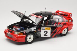 Mitsubishi Lancer Evolution VI #2 Y. Kataoka / S. Hayashi Winner Rally Canberra 1999 AUTOart 1:18 89942 Метал — снимка 2 от 8