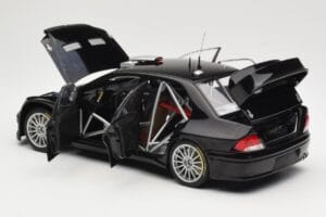 Mitsubishi Lancer Evolution WRC Plain Body Черен AUTOart 1:18 80528 Метал — снимка 5 от 8
