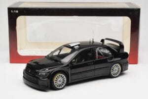 Mitsubishi Lancer Evolution WRC Plain Body Черен AUTOart 1:18 80528 Метал — снимка 8 от 8
