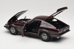 Nissan Fairlady 240Z-G S30 Бордо Kyosho 1:18 08212M Метал — снимка 5 от 8