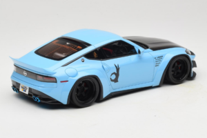 Nissan Fairlady Z RZ34 Pandem China Blue Black GT Spirit 1:18 GT943 Смола — снимка 2 от 6