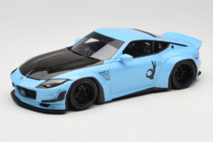 Nissan Fairlady Z RZ34 Pandem China Blue Black GT Spirit 1:18 GT943 Смола