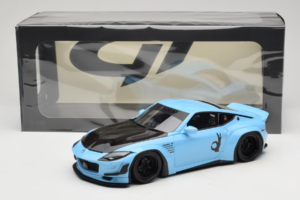 Nissan Fairlady Z RZ34 Pandem China Blue Black GT Spirit 1:18 GT943 Смола — снимка 6 от 6