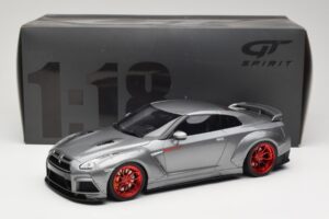 Nissan GT-R R35 Prior Design Сив GT Spirit 1:18 GT243 Смола — снимка 6 от 6