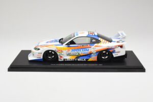 Nissan Silvia S15 LB-Super Silhouette #555 Formula Drift Japan 2023 TopSpeed 1:18 TS0586 Смола
