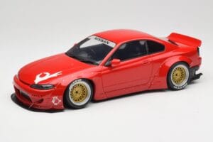 Nissan Silvia S15 Rocket Bunny Burning Red Otto 1:18 OT1115 Смола
