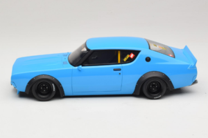 Nissan Skyline 2000 GT-R KPGC110 LB Works Син Otto 1:18 OT1210 Смола — снимка 3 от 6