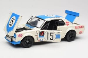 Nissan Skyline 2000GT-R KPGC10 #15 K. Takahashi Nissan Works JTCC 1972 Kyosho 1:18 08122B Метал — снимка 2 от 8