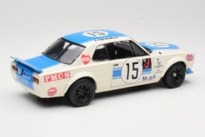 Nissan Skyline 2000GT-R KPGC10 #15 K. Takahashi Nissan Works JTCC 1972 Kyosho 1:18 08122B Метал — снимка 3 от 8
