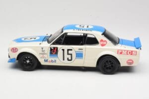 Nissan Skyline 2000GT-R KPGC10 #15 K. Takahashi Nissan Works JTCC 1972 Kyosho 1:18 08122B Метал — снимка 4 от 8