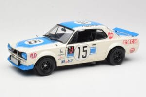 Nissan Skyline 2000GT-R KPGC10 #15 K. Takahashi Nissan Works JTCC 1972 Kyosho 1:18 08122B Метал