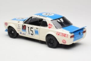 Nissan Skyline 2000GT-R KPGC10 #15 K. Takahashi Nissan Works JTCC 1972 Kyosho 1:18 08122B Метал — снимка 7 от 8