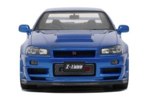 Nissan Skyline GT-R R34 NISMO Z-Tune Bayside Blue Otto 1:12 G082 Смола — снимка 2 от 4