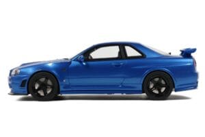 Nissan Skyline GT-R R34 NISMO Z-Tune Bayside Blue Otto 1:12 G082 Смола — снимка 4 от 4