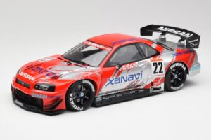 Nissan Skyline GT-R #22 M. Krumm / S. Motoyama Xanavi Nismo JGTC 2002 AUTOart 1:18 80277 Метал